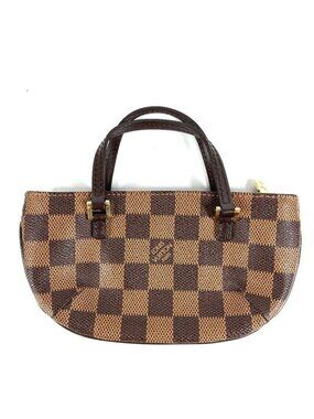 Louis Vuitton Pouch Manosque GM Only Damier Canvas Ebene Brown